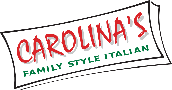 A picture of the logo for carolina 's family style italian restaurant.