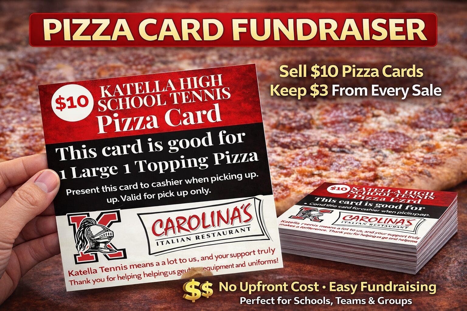 pizza card